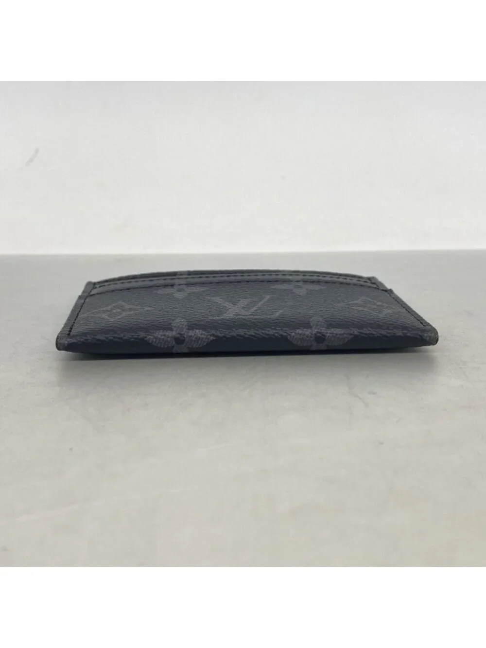 Louis Vuitton Card Case Monogram Eclipse Double Black